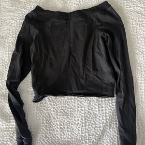 Free People Black Off-Shoulder Women's Top